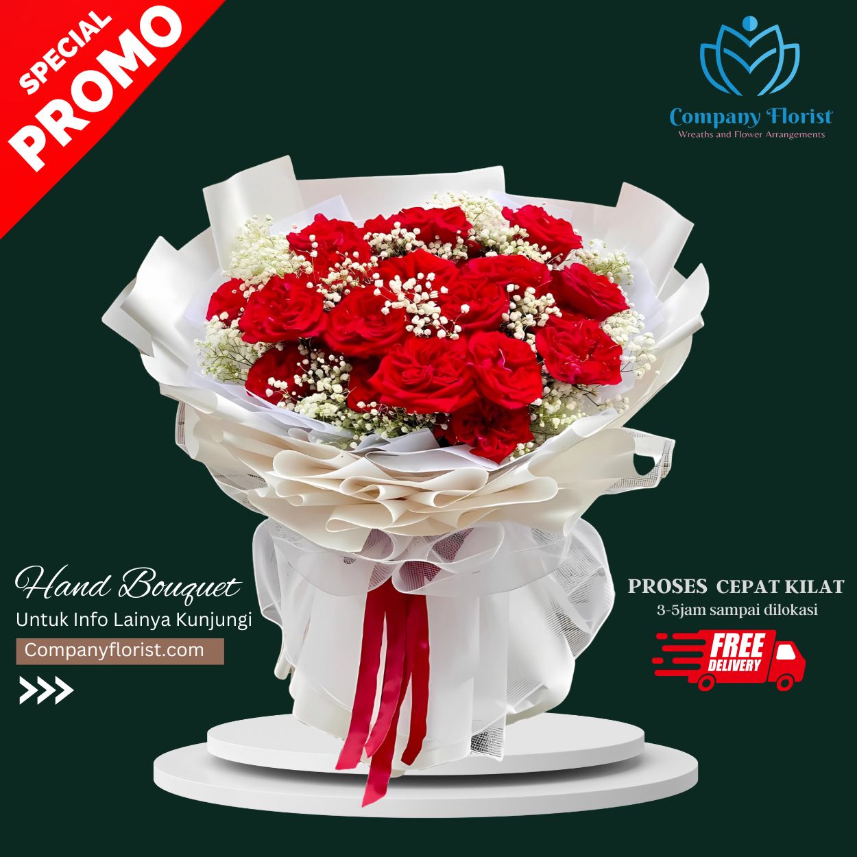 Kategori bunga Hand Bouquet